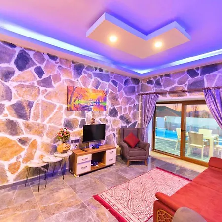 别墅 1 Bedroom Stone House With Private Secluded Pool And Jakuzzi 卡尔坎